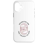 Carcasa para iPhone 16 Plus Mis únicos Planes Son los Planes de Viaje (Declaración Divertida de Vacaciones)