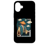 Carcasa para iPhone 16 Plus Mito Legendario japonés del Paisaje Nublado de la Cultura del Guerrero Ron