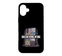 Carcasa para iPhone 16 Plus Modular Synthesizer Cables Are Features Not Bugs Design