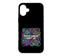Carcasa para iPhone 16 Plus Modular Synthesizer Patch Cables Don't Lie