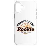 Carcasa para iPhone 16 Plus Mommy Rookie of The Year Basketball Mom of The Birthday Boy