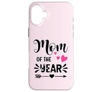 Carcasa para iPhone 16 Plus Moms Favorite Mom of The Year Award Mum Daughter Mothers Day