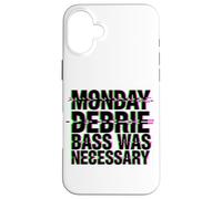 Carcasa para iPhone 16 Plus Monday DEBRIE Bass Was NEGESSARY