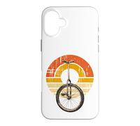 Carcasa para iPhone 16 Plus Monociclo Vintage Retro Circus Rider