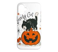 Carcasa para iPhone 16 Plus Monopoly Scaredy Cat Halloween