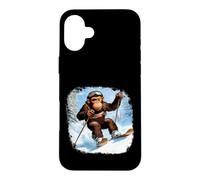 Carcasa para iPhone 16 Plus Monos esquís