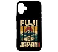 Carcasa para iPhone 16 Plus Monte Fuji Japón Anime Sunrise Japonés Kanji Otaku Souvenir