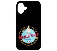 Carcasa para iPhone 16 Plus Monterosso Cinque Terre La Spezia Retro Italia Vintage