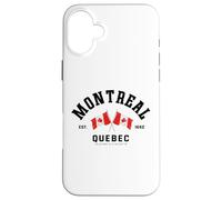 Carcasa para iPhone 16 Plus Montreal Ciudad Natal Canadá Viaje a Montreal