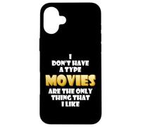 Carcasa para iPhone 16 Plus Movies Are The Only Thing That I Like Film Director Movie