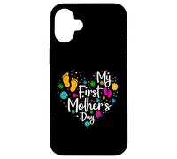 Carcasa para iPhone 16 Plus My First Mothers Day For New Mom Women First Mother's Day