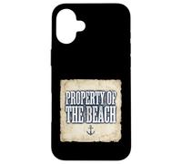 Carcasa para iPhone 16 Plus My Heart Belongs to The Ocean Anchor Graphic