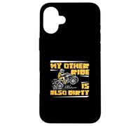 Carcasa para iPhone 16 Plus My Other Ride Is Also Dirty ATV All Terrain Vehicle Quad Fan