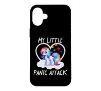 Carcasa para iPhone 16 Plus My Panic Little Attack Vintage Pony Funny Graphic