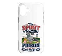 Carcasa para iPhone 16 Plus My Spirit Animal Is A Pigeon At A Baseball Game