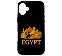 Carcasa para iPhone 16 Plus Mystic Egipto Pirámides Faraón Desierto África El Cairo