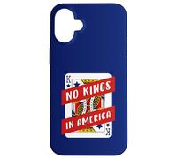 Carcasa para iPhone 16 Plus Naipes No Kings In America Pro-Democracy Patriotic