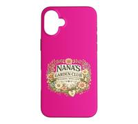 Carcasa para iPhone 16 Plus Nana's Garden Club florece con Amor Jardinería Floral