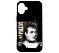 Carcasa para iPhone 16 Plus Napoleón Bonaparte, Retrato histórico icónico