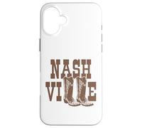 Carcasa para iPhone 16 Plus Nashville Tennessee Line Dancing Cowgirl Country Music City