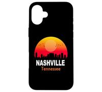 Carcasa para iPhone 16 Plus Nashville Tennessee Vintage Sunset Retro City State USA