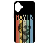 Carcasa para iPhone 16 Plus Nayib Bukele El Salvador Líder Estilo Retro Gráfico