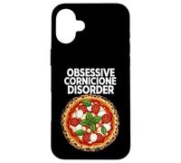 Carcasa para iPhone 16 Plus Neapolitan Pizza Obsessive Cornicione Disorder Chef