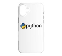 Carcasa para iPhone 16 Plus Nerd Python Programador de Computadoras Programa Geek Profesor de Matemáticas