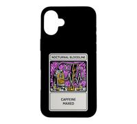 Carcasa para iPhone 16 Plus Nights Owl Gamer Nocturnal Bloodline Caffeine Maxed
