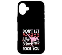 Carcasa para iPhone 16 Plus No Dejes Que la Cola de Caballo te engañe Artes Marciales de Karate Girl