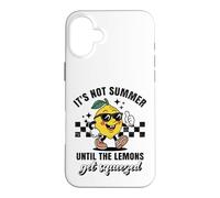 Carcasa para iPhone 16 Plus No es Verano hasta Que los Limones se expriman Limonada Retro