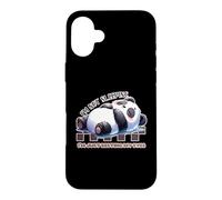 Carcasa para iPhone 16 Plus No Estoy durmiendo Solo descansando mis Ojos Humor Sueño
