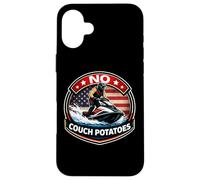 Carcasa para iPhone 16 Plus No Hay teleadictos Que se pongan de pie, Propietario de una Moto acuática