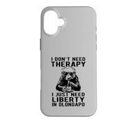 Carcasa para iPhone 16 Plus No Necesito Terapia, Solo Necesito Libertad en Olongapo Design