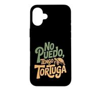 Carcasa para iPhone 16 Plus No Puedo Tengo Tortuga Hombre Humor Humorístico Drole