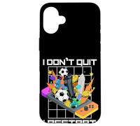 Carcasa para iPhone 16 Plus No renuncio, reinicio Divertido Amante de los Videojuegos