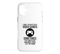 Carcasa para iPhone 16 Plus No Siempre Juego Videojuegos Funny Gamer Boys productns