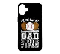 Carcasa para iPhone 16 Plus No Soy Solo su papá, Soy su Fan #1