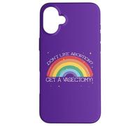 Carcasa para iPhone 16 Plus ¿No te Gusta el aborto? ¡OBTENGA UNA VASECTOMÍA! Roe Wade SCOTUS Meme