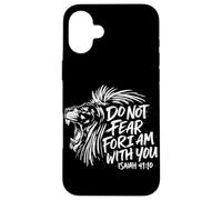Carcasa para iPhone 16 Plus No Temas por Yo Estoy contigo Isaías 41:10 Cristiano Jesús