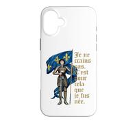 Carcasa para iPhone 16 Plus No Tengo Miedo. Nací para Hacer Esto. Juana de Arco Francesa
