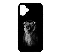 Carcasa para iPhone 16 Plus Noche de Retrato de Primates de Vida Silvestre de Mono místico