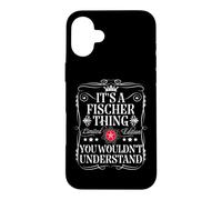 Carcasa para iPhone 16 Plus Nombre de Fischer es una Cosa de Fischer Que no entenderías