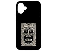 Carcasa para iPhone 16 Plus Nos vemos en Valhalla Viking Tree of Life Mitología nórdica