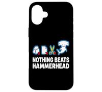 Carcasa para iPhone 16 Plus Nothing Beats Hammerhead Tiburon Martillo