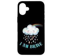 Carcasa para iPhone 16 Plus Nube Lindo Regalo para Bravery I'm Brave