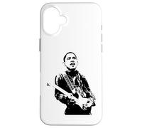 Carcasa para iPhone 16 Plus Obama Rock Guitar Demócrata Barack Obama Presidente Estadounidense