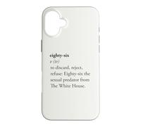 Carcasa para iPhone 16 Plus Ochenta y Seis Diccionario Definición Activista Político Diseño