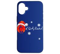 Carcasa para iPhone 16 Plus ODB OL Dirty Ba-ard Navidad Papá Noel Rap Logo Hip Hop de los 90