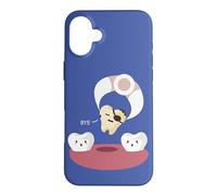 Carcasa para iPhone 16 Plus Odontología Divertido Pirata Dientes Extracción Dental Humor Dentista